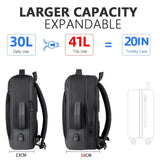 Weiyinxing Backpack 15 Inch Business Expandable Notebook School Book Bags Multifunction USB Charging Man Travel Backpacks For Men