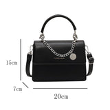 Weiyinxing Women Luxury Brand Large Capacity Women PU Shoulder Messenger Bag 2024 Fashion Chain Small Square Bag Daily Elegant