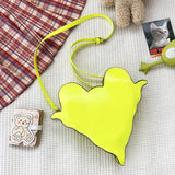 Weiyinxing Printed Shoulder Bags Cartoon Pu Leather Crossbody Purses Gothic Ghost Shape Messenger Bag Funny Satchel Small Handbags