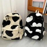 Weiyinxing Plush Cartoon Backpack Girl Plush Backpacks Cute Fur Backpacks Children School Bags Kids Gift Book Bag Mochilas Para Mujer