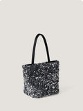 Weiyinxing Sequined Sparkly Chain Crossbody Bags for Women Spring Trendy Hasp Design Casual Tote Bag Female Small Handbag