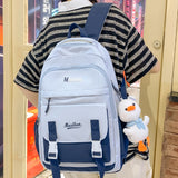 Weiyinxing Women Kawaii Student Laptop Book Bag Fashion Cool Female Travel College Backpack Girl Nylon School Backpack Lady Cute New