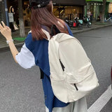 Weiyinxing Grey White Red Versatile Backpack High Quality Large Capacity Waterproof Travel Bag Washable Nylon Computer Bag Unisex