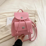 Weiyinxing Brand 2024 Retro Silver Back Pack Small PU Leather Backpack Women School Bags For Teenagers Girls Luxury Backpacks