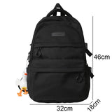 Weiyinxing Capacity Girl Boy White Laptop College Backpack Lady Men Travel Leisure Packet Women School Bag Fashion Female Male BookBag