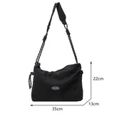 Weiyinxing Soft Surface Nylon Cloth Bag Women 2024 New Popular Popular Messenger Bag Western Sle All-Match Shoulder Underarm Bag