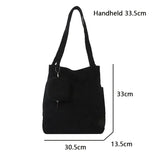 Weiyinxing Shoulder Bag Women Vintage Shopping Bags Girls Student Bookbag Handbags Casual Tote with Outside Pocket