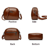 Weiyinxing New Fashion Women's Diagonal Shoulder Bag High Quality Soft Leather Female Messenger Bolsas Girl Shopping Wallet Sac A Main