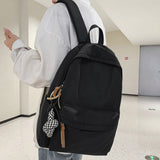 Weiyinxing Women Men Nylon Waterproof College Backpack Fashion Ladies Male Travel Book School Bag Girl Backpack Female Laptop Student