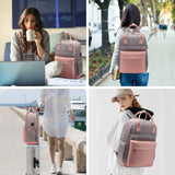 Weiyinxing Women's Travel Backpack Fashion USB Charging Laptop Lightweight Handbag School Bags For Girls Multifunctional Suitcase Backpacks