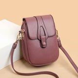 Weiyinxing Fashion Small Shoulder Bags For Women Retro PU Leather Crossbody Phone Purse Messenger Bag Handbag Pouch