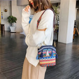 Weiyinxing Women's Bag Tassel Ethnic Handwoven Crossbody for Lady Bag Hippie Sling Shoulder Bags for Ladies Handbag §ã§å§ާܧÑ §ا֧ߧã§ܧѧñ