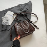 Weiyinxing Small Retro Shoulder Bags for Women 2024 Y2K Chain PU Leather Luxury Brand Korean Female Crossbody Bag Handbags