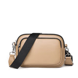 Weiyinxing Genuine Leather Shoulder Crossbody Bag For Women 2024 Solid Color Cow Leather Ladies Handbags Fashion Female Messenger Bags