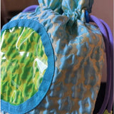 Weiyinxing Girls Pleated Drawstring Handbags Y2k Aesthetic Jacquard Shoulder Bag Streetwear Contrast Color Crossbody Bags for Women