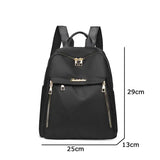 Weiyinxing Black Large Capacity Backpacks Women Travel Bag Solid Harajuku Student Schoolbag Backpack Unisex Bags High Street