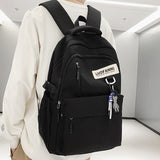 Weiyinxing Red High Capacity Waterproof College Backpack Cool Women Men Nylon Fashion Book School Bag Ladies Male Travel Female Laptop