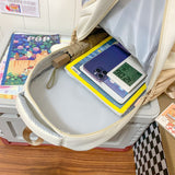 Weiyinxing Kawaii Fashion Nylon Waterproof Laptop Student Book Bag Women College Backpack Girl School Bags Female Travel Cute Trendy