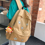 Weiyinxing Spicy Girl Star Backpack Women's Causal Y2k Backpack Fashion High Capacity Japanese Ins Cute Girls' School Bag