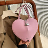 Weiyinxing Shape Bags for Women Mini Sling Shoulder Bag Ladys Red Love Heart Bag Fashion Pouch Bag Valentine Gifts Luxury Handbags