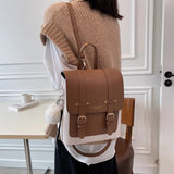 Weiyinxing Women Backpack Female High Quality Leather Small Book School Bags for Teenage Girls Sac A Dos Travel Rucksack Mochilas