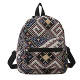 Weiyinxing Border Ethnic Style Backpack Retro Simple Leisure Backpack Large Capacity Commuter Travel Women's Crossbody Bbackpack