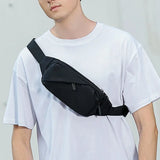 Weiyinxing Waist Bag Pack Travel Sports Male Fanny Pack Large Wallet Phone Belt Bag Pouch Men's Shoulder Hip Bag 4 Pockets