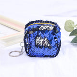 Weiyinxing Cute Coin Bag Change Color Sequins Mini Wallet Women Fashion Bling Purse Sequin Bag Key Chain Pouch Small Gifts