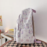 weiyinxing New Fashion Ladies Travel Backpack Kawaii Printing Mochila for College Laptop Bag High school Cute Bookbag Waterproof