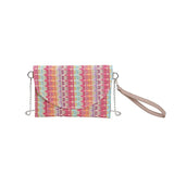 Weiyinxing Womens Crossbody Bags Straw Woven Envelope Handbags Clutch Shoulder Purses Luxury Design Wallet for Lady Wedding Party Bags