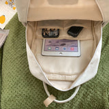 Weiyinxing Ladies Waterproof Laptop White Kawaii Badge College Book Bag Female Travel Student Girl Nylon School Backpack Women Cool