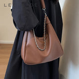 Weiyinxing Retro Belt Design PU Leather Shoulder Bags for Women 2024 Fashion Small Vintage Female Chain Underarm Bag Handbags