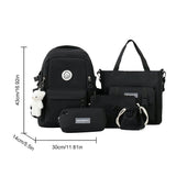 Weiyinxing Japanese High School Backpack School Bags For Teenage Girls Multi Pockets Kawaii Backpack Women Harajuku Cute Mochila