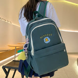 Weiyinxing Lady Student Bag Cool Female Laptop Leisure College Backpack New Girl Travel Book Backpack Fashion Women Nylon School Bag