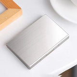 Weiyinxing Card Holder Men RFID Blocking Aluminum Metal Slim Wallet Money Bag Anti-scan Credit Card Holder Thin Case Small Male Wallet