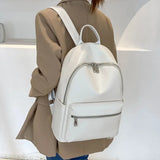 Weiyinxing leather Women Backpack Large capacity college bag Female Travel Backpacks girls Rucksack big bagpack black bolsas