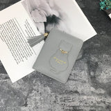 Weiyinxing Women Tassel Wallet Printing Cartoon Cat PU Leather Women Wallet Brand Designed Coin Purse Female Card Holder Cute Girl Wallet