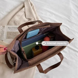 Weiyinxing for Women Corduroy Satchel Shoulder Bags Ladies Totes Crossbody Bag for Women Vintage Shopper Shopping Bags