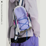 Weiyinxing Small Silver Mountaineering Bag Picnic Bag Causal Students Book Bag 2024 New Fashion Korean Girls Y2k Backpack