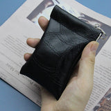 Weiyinxing New Fashion Leather Long Pocket Key Wallet Keyring Coin Purse Women Men Small Short Money Change Bag Little Card Holder