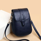 Weiyinxing Fashion Small Shoulder Bags For Women Retro PU Leather Crossbody Phone Purse Messenger Bag Handbag Pouch