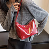 Weiyinxing Silver Shoulder Bags for Women 2024 Y2K Small Purse PU Leather Luxury Brand Female Underarm Bag Handbags and Purses