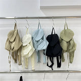 Weiyinxing nylon Women backpacks Ladies school bags Large Capacity Travel Light Drawstring Backpack student rucksack Daypack