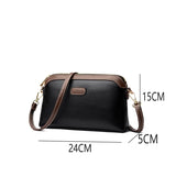 Weiyinxing Solid Color Cow Women Shoulder Crossbody Bag 2024 Luxury Ladies Phone Bag And Purses Genuine Leather Handbag Women's Bag