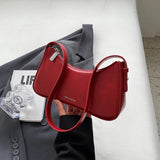 Weiyinxing Small Underarm Bags for Women 2024 Fashion PU Leather Female Shoulder Bag Advanced All-Match Handbags and Purses