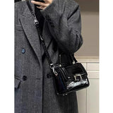 Weiyinxing PU Leather Crossbody Bags for Women Simple Versatile Flap Design Small Handbags Lady Daily Commute Shoulder Bag