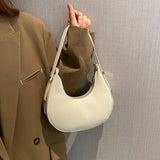 Weiyinxing Luxury Design PU Leather Hobo Shoulder Bag Women Small Clutch Handbag Purse Female Underarm Bag Travel Totes