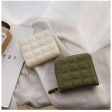 Weiyinxing Women's Short Wallet 2023 Korean Version Mini Wallet Lady Fashion Purse Short Zipper Cute Zero Wallet Student Embroidered Wallet