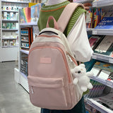 Weiyinxing Travel Waterproof Yellow Leisure School Bag Fashion Women Student Backpack Ladies Nylon Cute Book Female Laptop College Bag