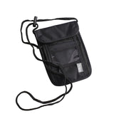 Weiyinxing Pcs Waterproof RFID Nylon Storage Bag Travel Document Card Passport Bag Neck Wallet Money Document Card Passport Pouch